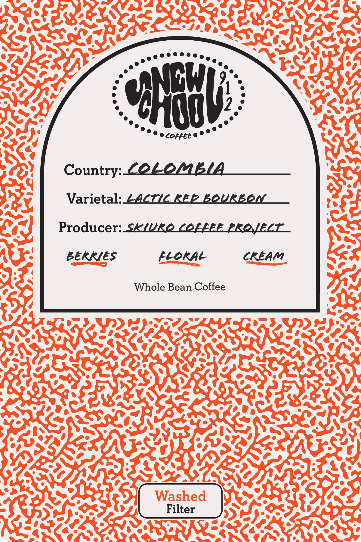 Skiuro Coffee - Colombia - Lactic Red Bourbon